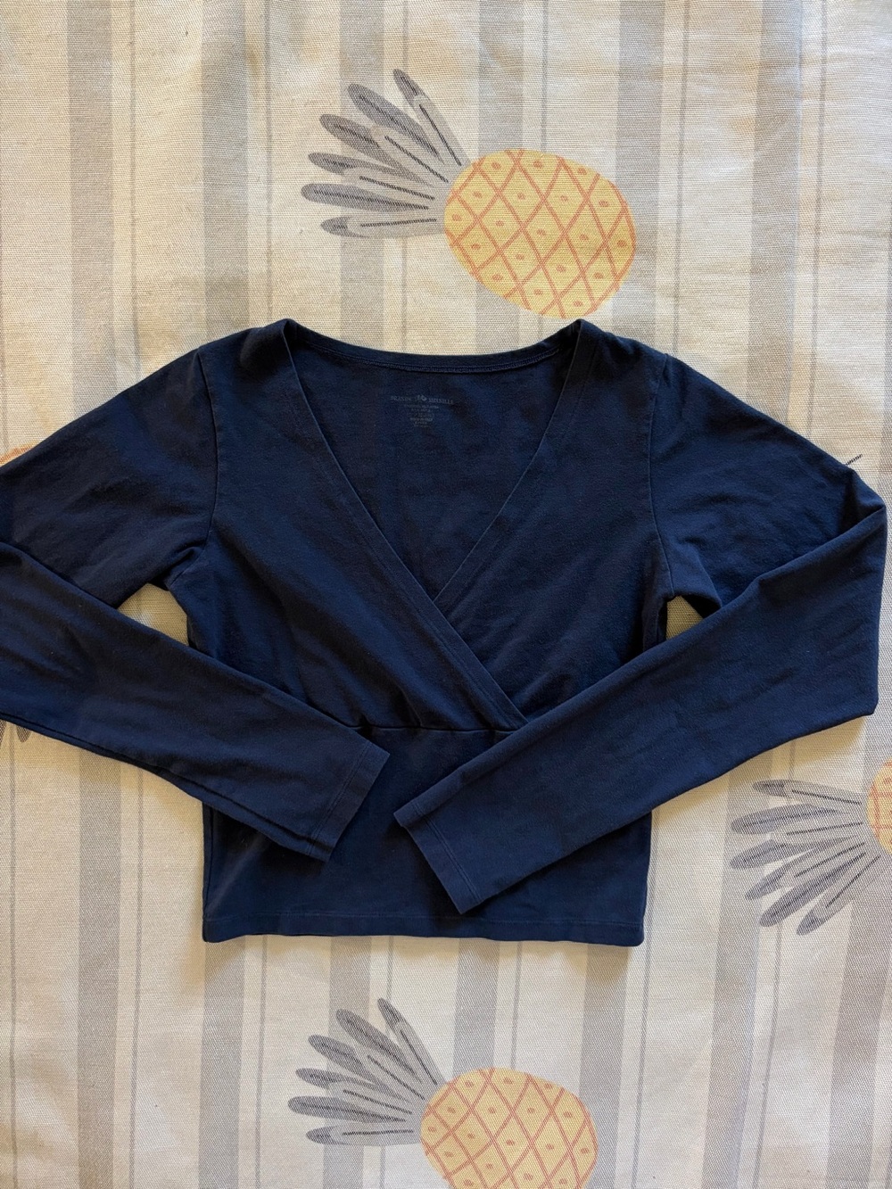 Brandy Melville Navy Amara Long Sleeve